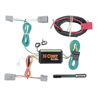CURT 56224 Custom Wiring Harness, 4-Way Flat Output, Select Volvo S60, Cross Country