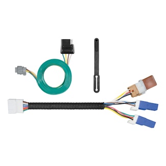 CURT 56225 Custom 4-Flat, Select Nissan and Suzuki Vehicles, OEM Tow Package Required