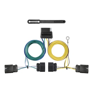 CURT 56594 Custom Wiring Harness, 5-Way Flat Output, Select GMC Terrain, Chevrolet Equinox
