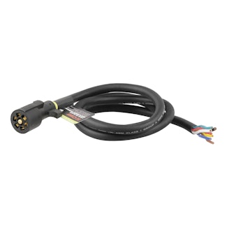 CURT 56601 Replacement 7-Way RV Blade with 6' Wires (Trailer Side)