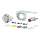 CURT 58677 4-Way Round Connector Plug & Socket with Hardware (Packaged)