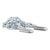 CURT 80010 48 Safety Chain with 2 S-Hooks (2,000 lbs, Clear Zinc)