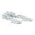 CURT 80301 48 Safety Chain with 2 S-Hooks (7,000 lbs, Clear Zinc)