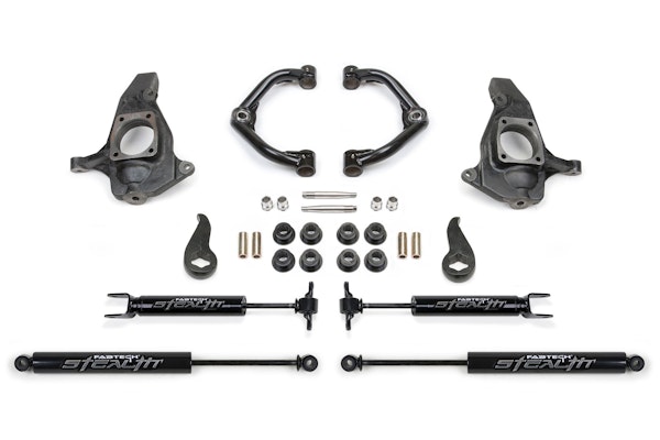 Fabtech K1064M 3.5" Uniball UCA Lift Kit with Stealth Shocks