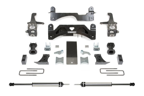 Fabtech K7054DL 6" Basic System with Coilover Spacers, Rear Dirt Logic Shocks