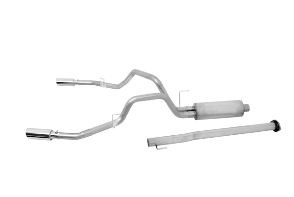 Gibson Performance Exhaust 9545 Cat-Back Dual Split Exhaust System, Aluminized