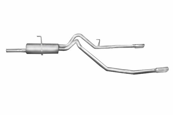 Gibson Performance Exhaust 7400 Cat-Back Dual Split Exhaust System, Aluminized