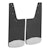 LUVERNE 250230 Front or Rear 12" x 20" Textured Rubber Mud Guards, Select Dodge Ram (2 Flaps)