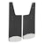 LUVERNE 250932 Front 12" x 23" Rubber Mud Guards, Select Dodge, Ram 1500 to 5500 (2 Flaps)