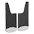 LUVERNE 251220 Universal Front or Rear 12" x 20" Textured Rubber Mud Guards (2 Flaps)
