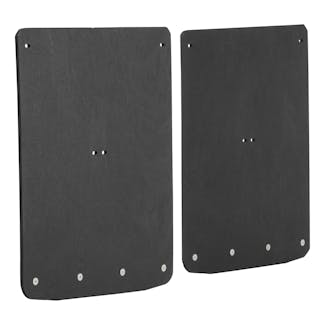 LUVERNE 251544 Rear Dually 20" x 23" Rubber Mud Guards, Select Silverado, Sierra 3500 (2 Flaps)