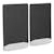 LUVERNE 252023 Universal Dually 20" x 23" Textured Rubber Mud Guards (2 Flaps)