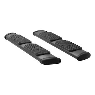 LUVERNE 277078-401632 Regal 7 Black Stainless 78" Oval Side Steps, Select Dodge, Ram 1500