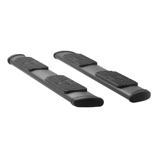 LUVERNE 277088 Regal 7 Black Stainless 88" Oval Side Steps (No Brackets)