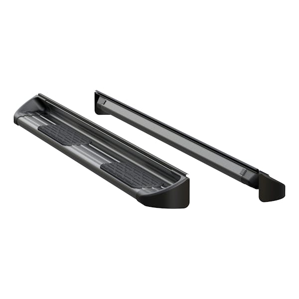 LUVERNE 280744-581444 Black Stainless Steel Side Entry Steps, Select Silverado, Sierra Crew Cab