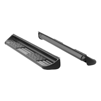 LUVERNE 281141-571741 Black Stainless Steel Side Entry Steps, Select Silverado, Sierra HD Regular Cab