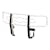 LUVERNE 331332 Chrome Steel 2" Tubular Grille Guard Upright Package