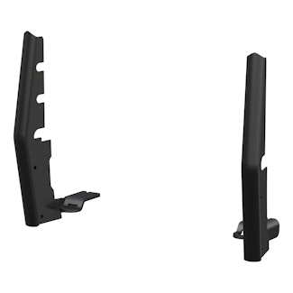 LUVERNE 341520 Black Steel 2" Tubular Grille Guard Upright Package