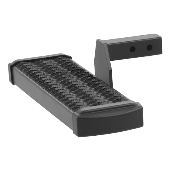 LUVERNE 415026-570015 Grip Step 7" x 26" Black Aluminum Receiver Hitch Step, 6" Drop (Fits 2" Tube)