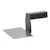 LUVERNE 415026-570015 Grip Step 7" x 26" Black Aluminum Receiver Hitch Step, 6" Drop (Fits 2" Tube)