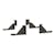 LUVERNE 415036-400341 Grip Step 7" x 36" Black Aluminum Running Boards, Select Express, Savana