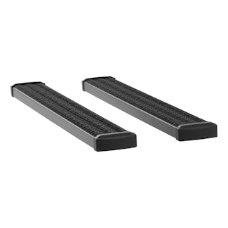 LUVERNE 415060 Grip Step 7" x 60" Black Aluminum Running Boards (No Brackets)