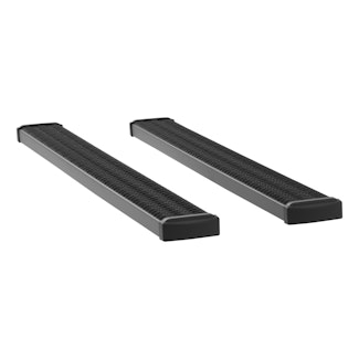 LUVERNE 415078-401443 Grip Step 7" x 78" Black Aluminum Running Boards, Select Chevrolet, GMC