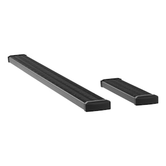 LUVERNE 415100-401724 Grip Step 7" x 36", 100" Black Aluminum Running Boards, Select Ford Transit