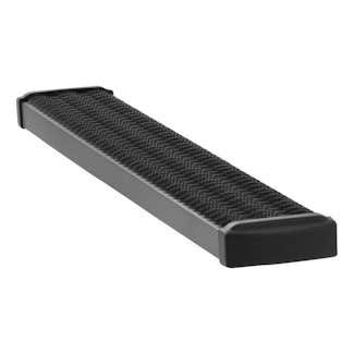 LUVERNE 415254-571528 Grip Step 7" x 54" Black Aluminum Rear Step, Select Ford Transit-150, 250, 350