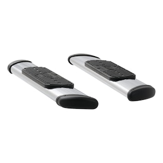 LUVERNE 477054-400711 Regal 7 Polished Stainless 54" Oval Side Steps, Select Silverado, Sierra