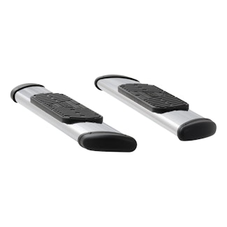 LUVERNE 477054 Regal 7 Polished Stainless 54" Oval Side Steps (No Brackets)