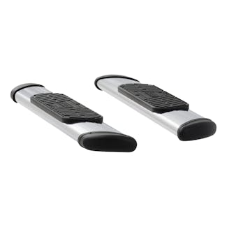 LUVERNE 477054 Regal 7 Polished Stainless 54" Oval Side Steps (No Brackets)