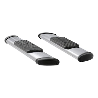 LUVERNE 477060-401631 Regal 7 Polished Stainless 54" Oval Side Steps, Select Dodge, Ram 1500 to 5500
