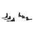 LUVERNE 477078-401113 Regal 7 Polished Stainless 78" Oval Side Steps, Select Silverado, Sierra