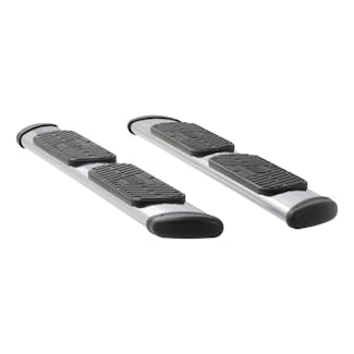 LUVERNE 477078-401723 Regal 7 Polished Stainless 78" Oval Side Steps, Select Ford F250 to F550