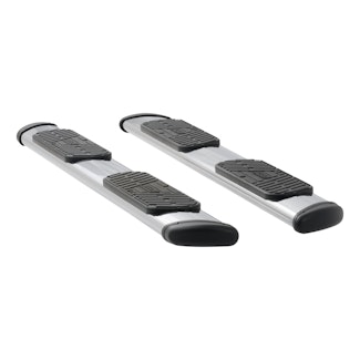 LUVERNE 477088-401232 Regal 7 Polished Stainless 88" Oval Side Steps, Select Dodge, Ram Crew Cab