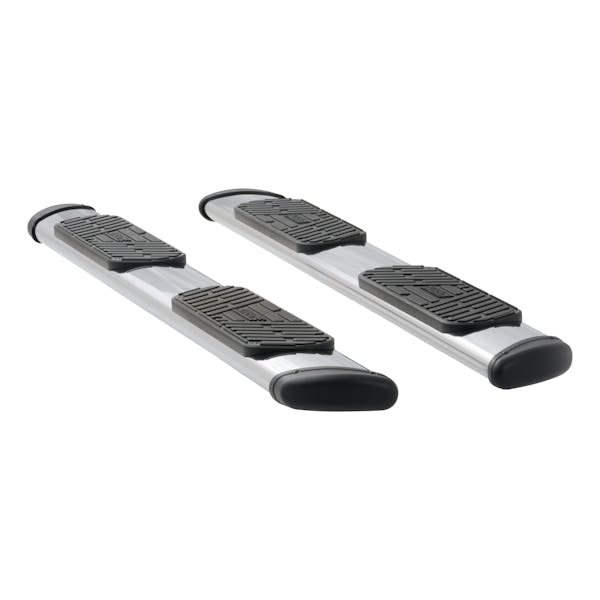 LUVERNE 477088-401445 Regal 7 Polished Stainless 88" Oval Side Steps, Select Silverado, Sierra Crew
