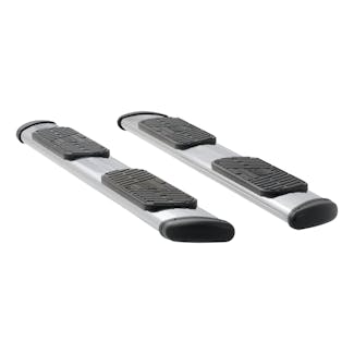 LUVERNE 477088-401633 Regal 7 Polished Stainless 88" Oval Side Steps, Select Ram 1500 Crew Cab