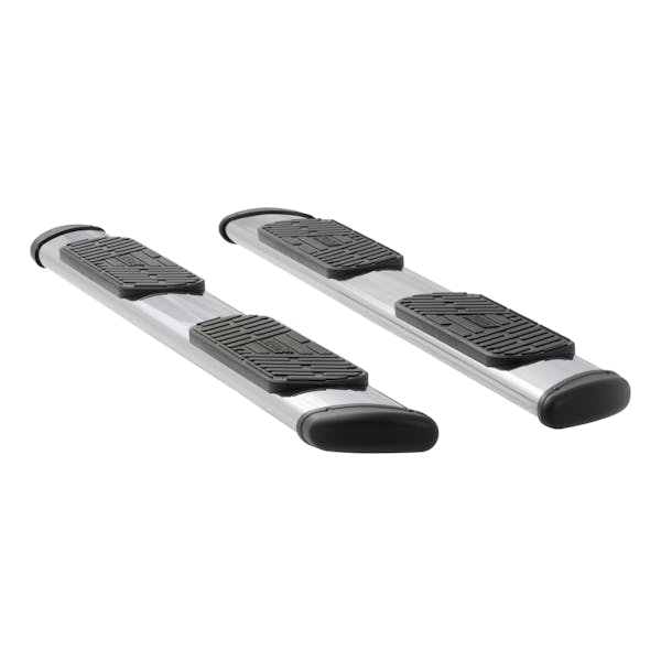 LUVERNE 477088 Regal 7 Polished Stainless 88" Oval Side Steps (No Brackets)