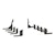 LUVERNE 477093-400757 Regal 7 Polished Stainless 93" Oval W2W Steps, Select Toyota Tundra