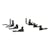 LUVERNE 477101-401117 Regal 7 Polished Stainless 101" Oval W2W Steps, Select Silverado, Sierra