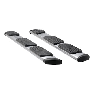 LUVERNE 477101 Regal 7 Polished Stainless 101" Oval Side Steps (No Brackets)