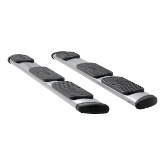 LUVERNE 477101 Regal 7 Polished Stainless 101" Oval Side Steps (No Brackets)