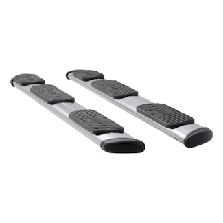 LUVERNE 477102 Regal 7 Polished Stainless 102" Oval Side Steps (No Brackets)