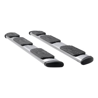 LUVERNE 477102 Regal 7 Polished Stainless 102" Oval Side Steps (No Brackets)