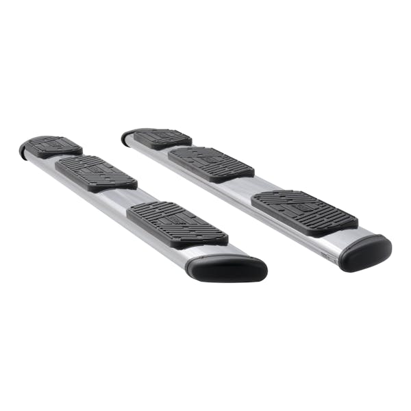 LUVERNE 477102 Regal 7 Polished Stainless 102" Oval Side Steps (No Brackets)