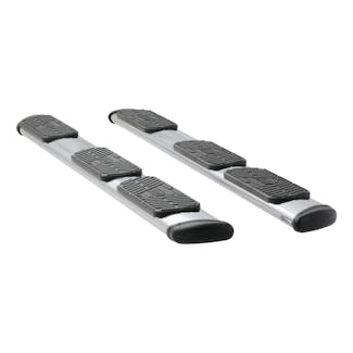 LUVERNE 477113-401117 Regal 7 Polished Stainless 113" Oval W2W Steps, Select Silverado, Sierra