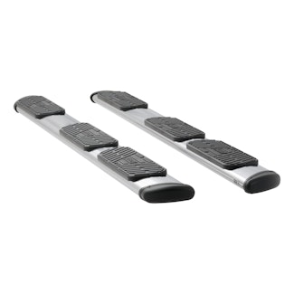 LUVERNE 477113-401747 Regal 7 Polished Stainless 113" Oval W2W Steps, Select Silverado, Sierra HD