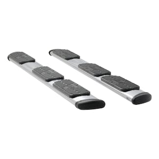 LUVERNE 477113-401747 Regal 7 Polished Stainless 113" Oval W2W Steps, Select Silverado, Sierra HD