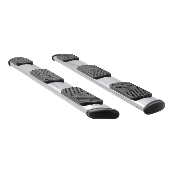 LUVERNE 477114-401339 Regal 7 Polished Stainless 114" Oval W2W Steps, Select Ram 3500